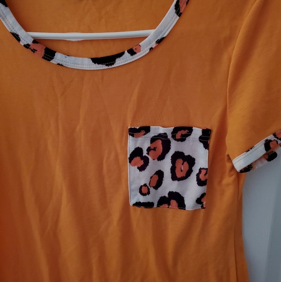Orange women's t-shirt size M - Picture 4 of 4